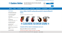 Desktop Screenshot of castors-online.co.uk